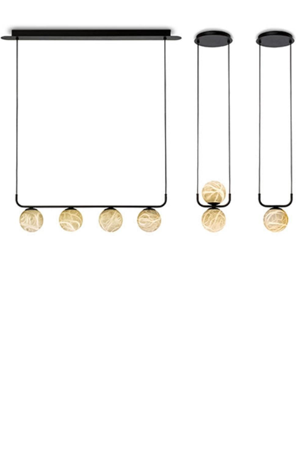 Alabaster Global Linear Pendant - SamuLighting