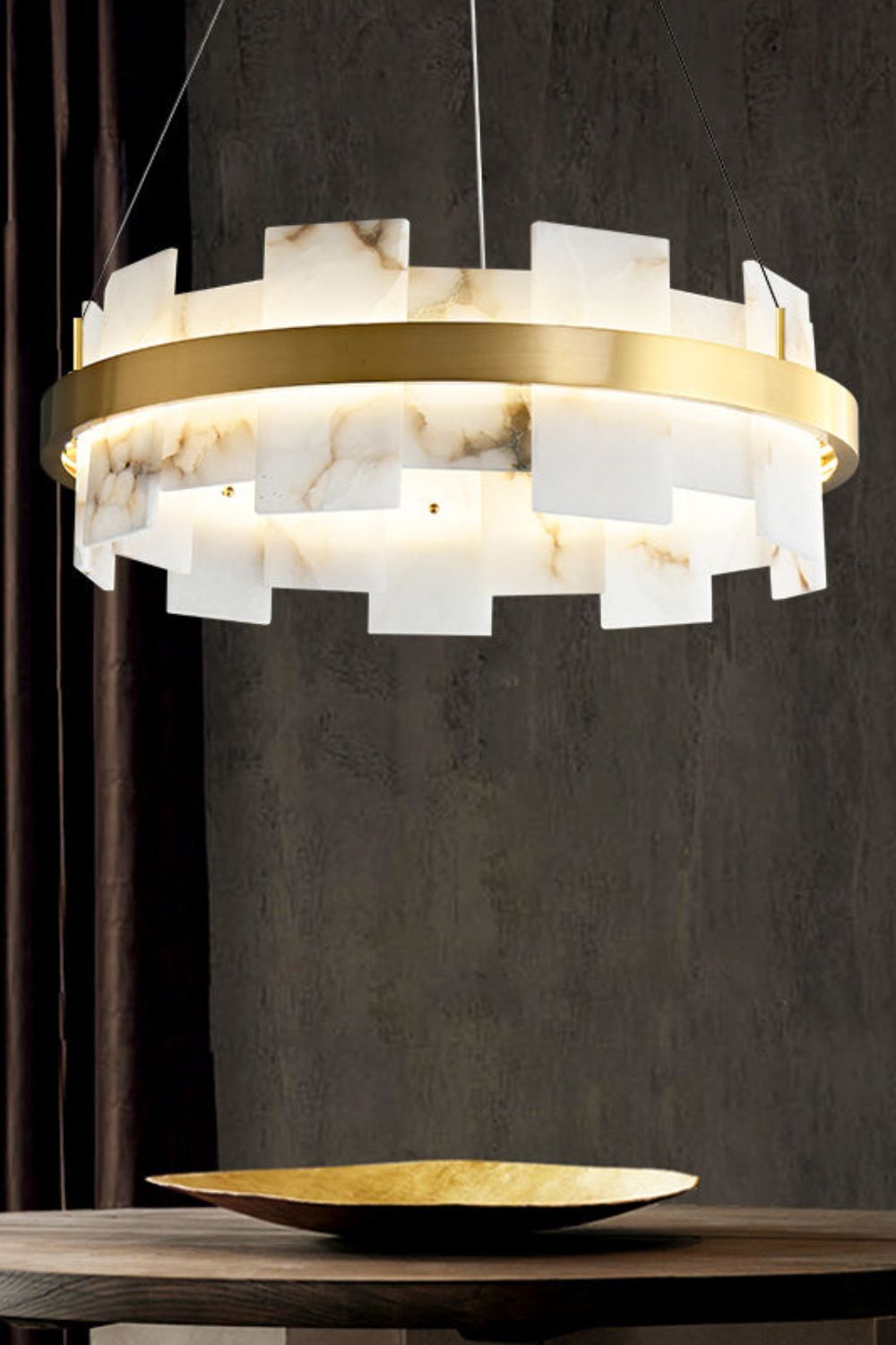 Alabaster Halo Chandelier - SamuLighting