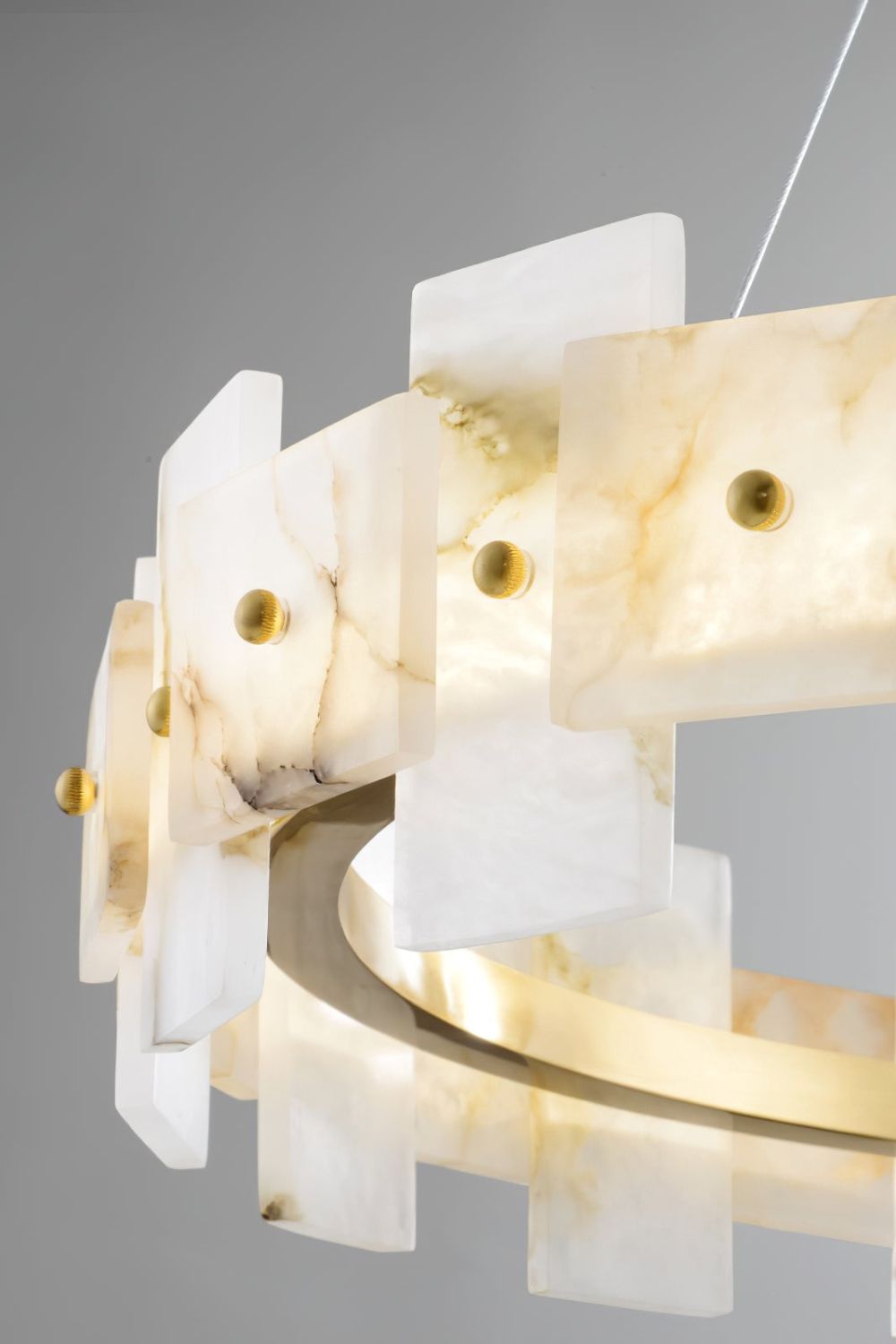 Alabaster Halo Chandelier - SamuLighting