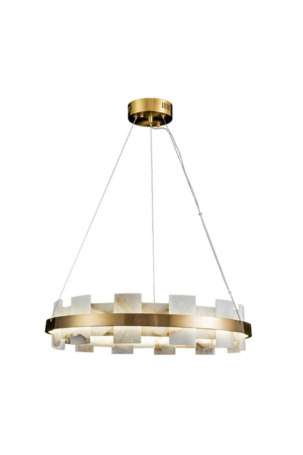 Alabaster Halo Chandelier - SamuLighting