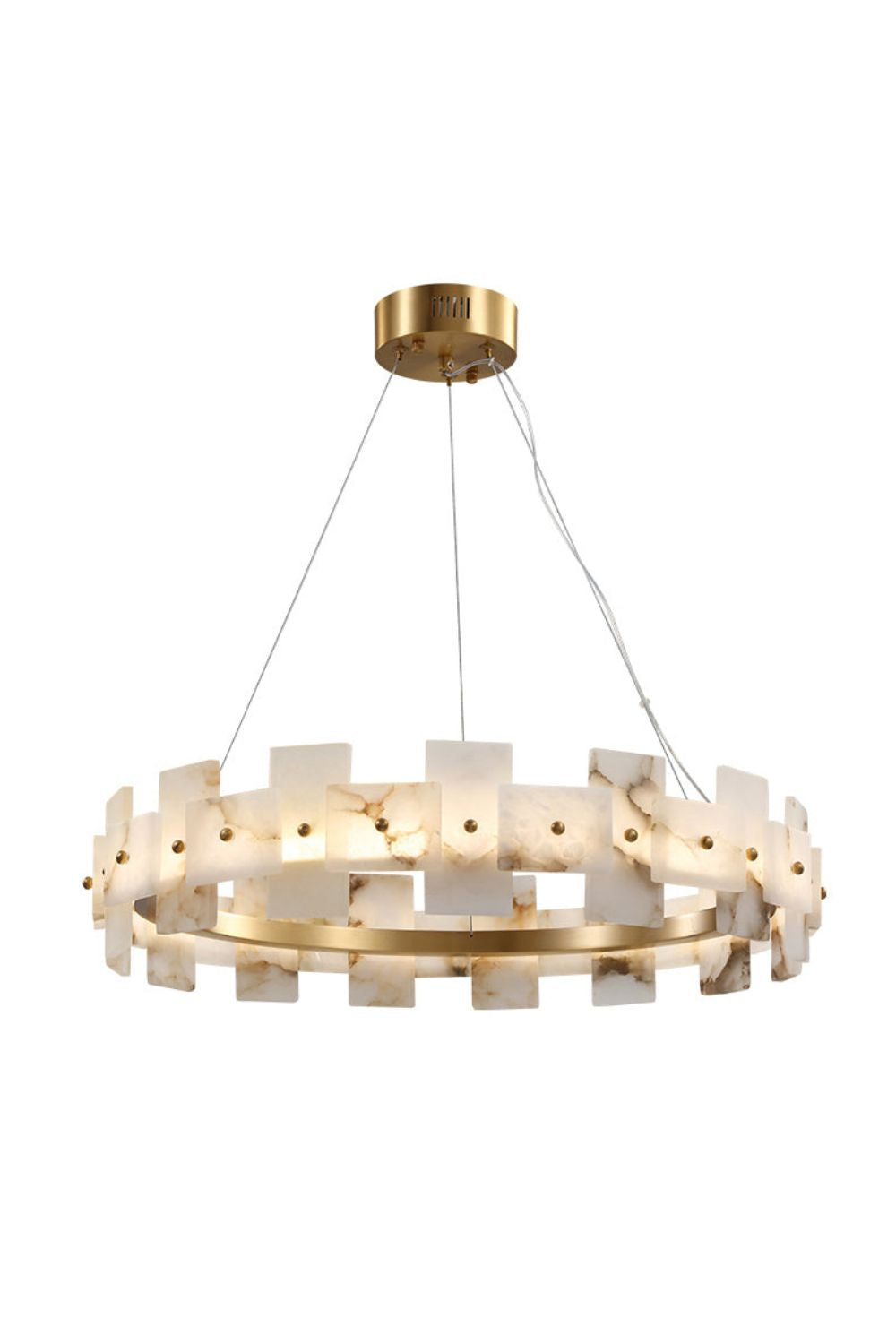 Alabaster Halo Chandelier - SamuLighting