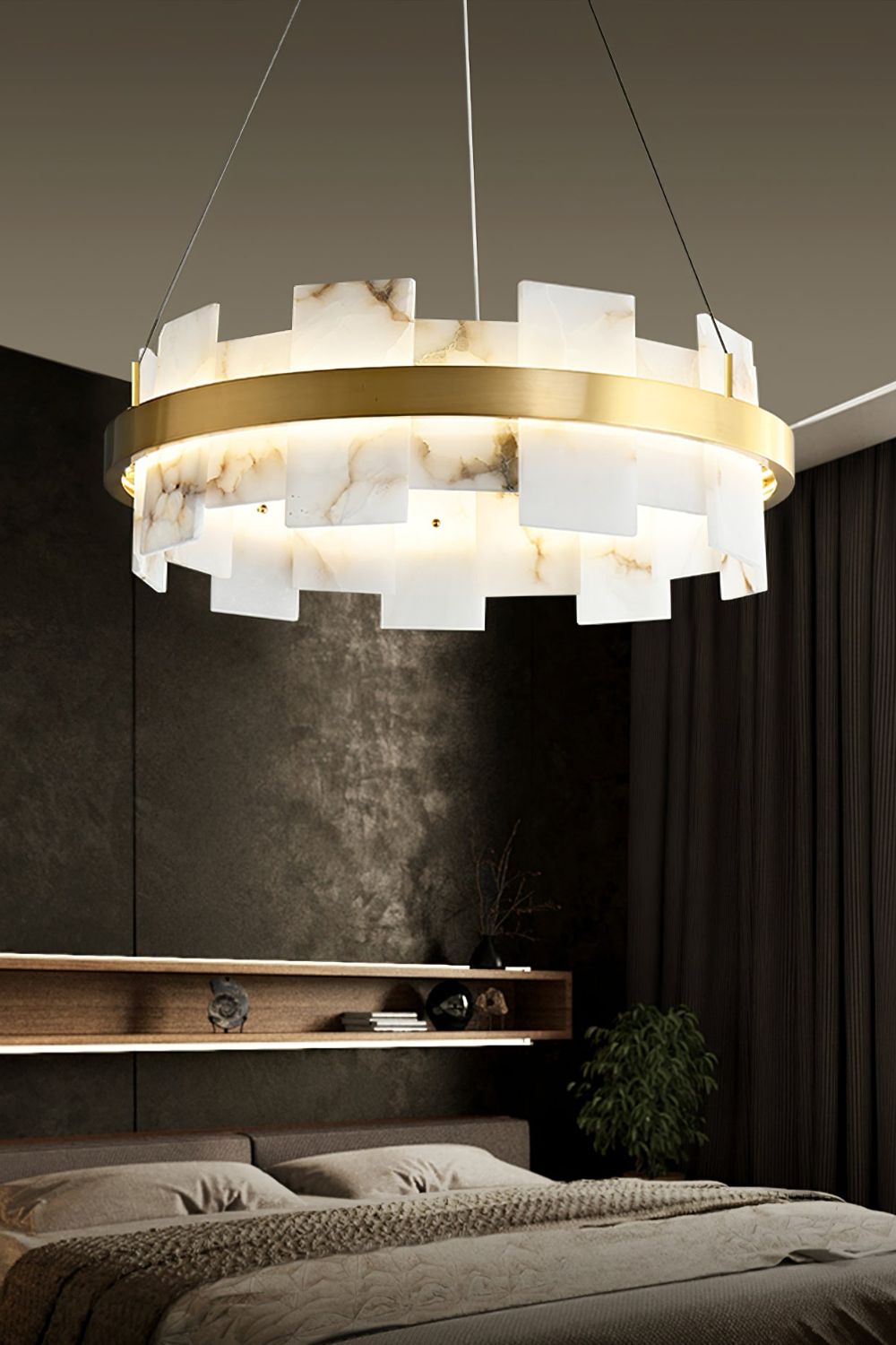 Alabaster Halo Chandelier - SamuLighting