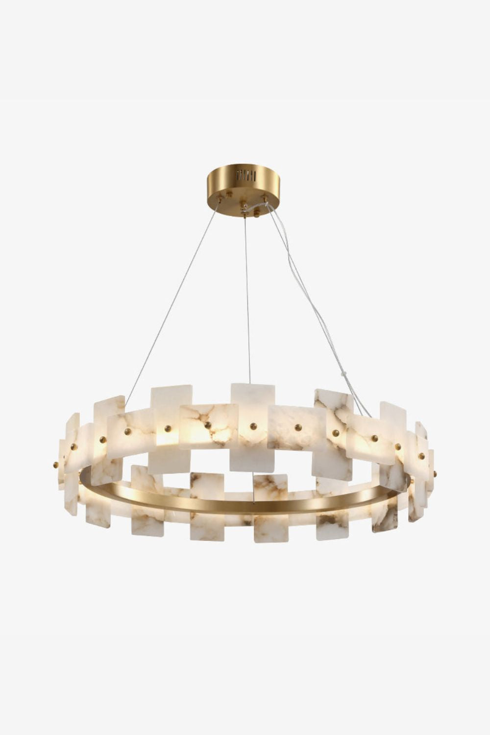 Alabaster Halo Chandelier - SamuLighting