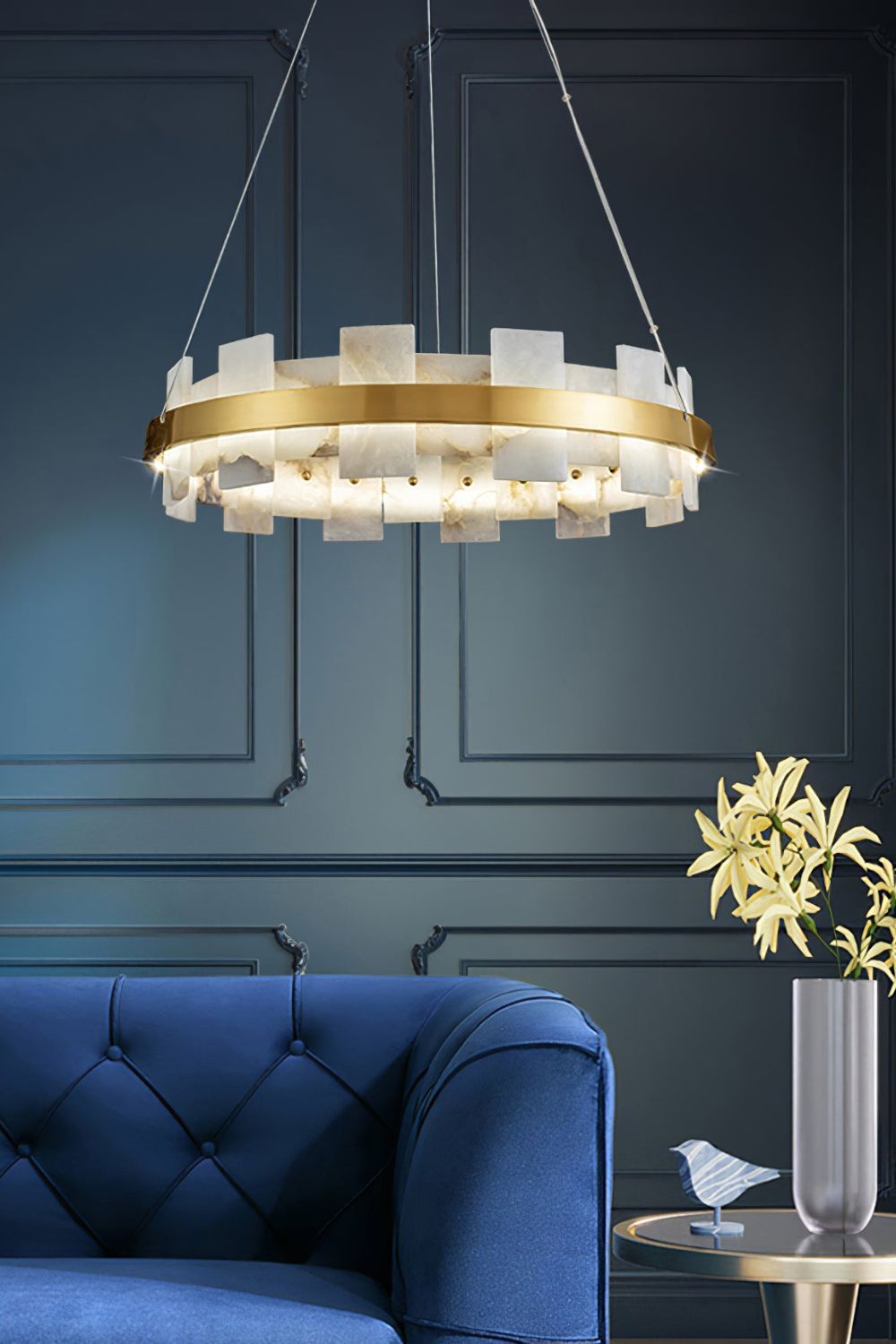 Alabaster Halo Chandelier - SamuLighting