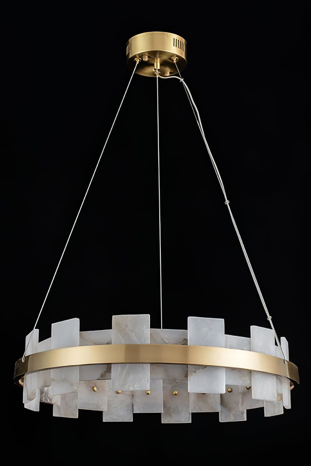 Alabaster Halo Chandelier - SamuLighting