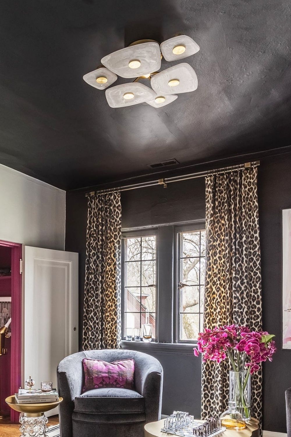 Alabaster Holmdel Ceiling Lamp