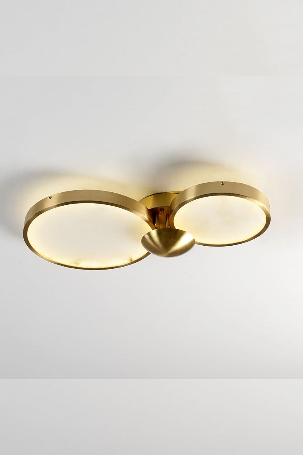 Alabaster Modern Disc Ceiling Light