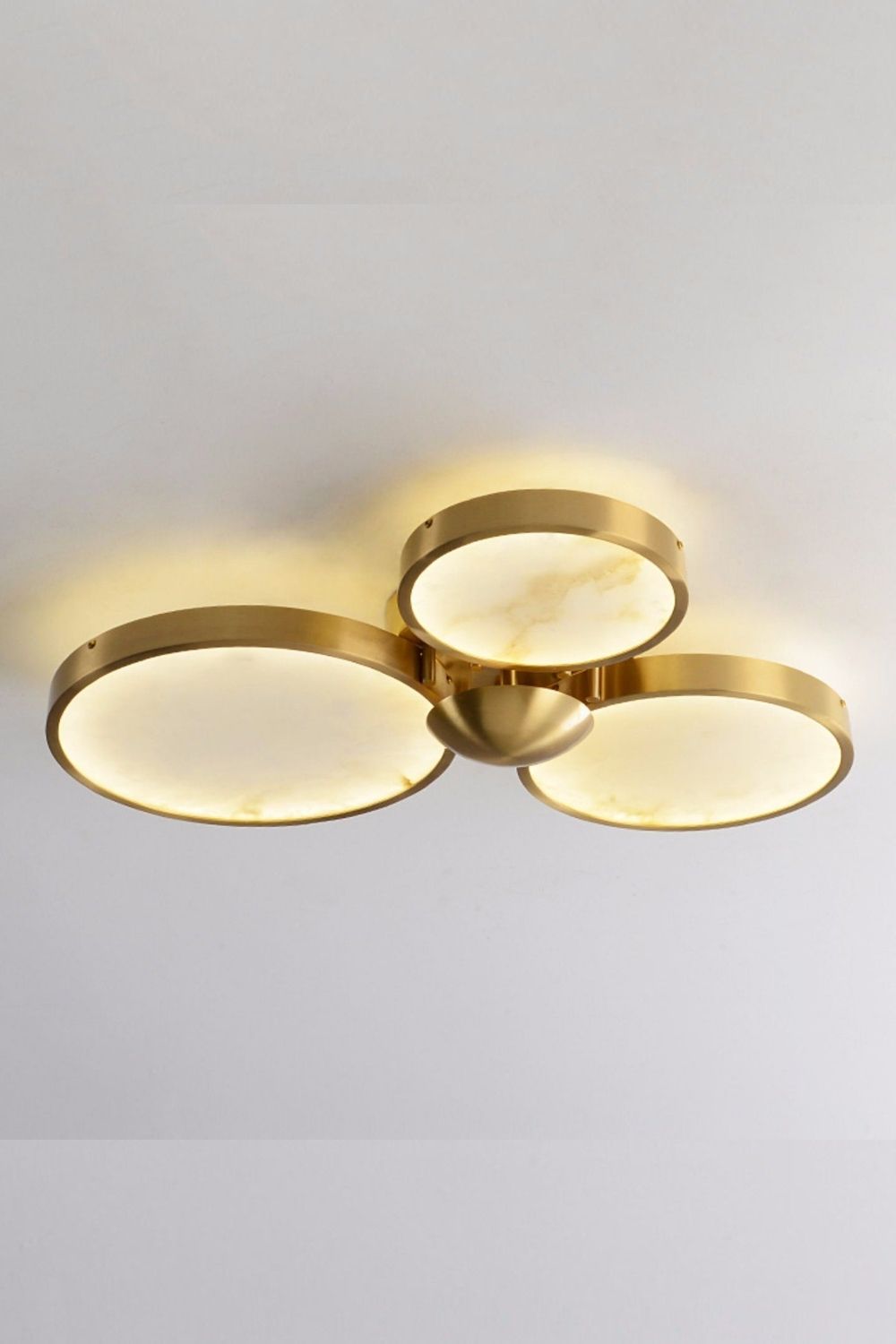 Alabaster Modern Disc Ceiling Light