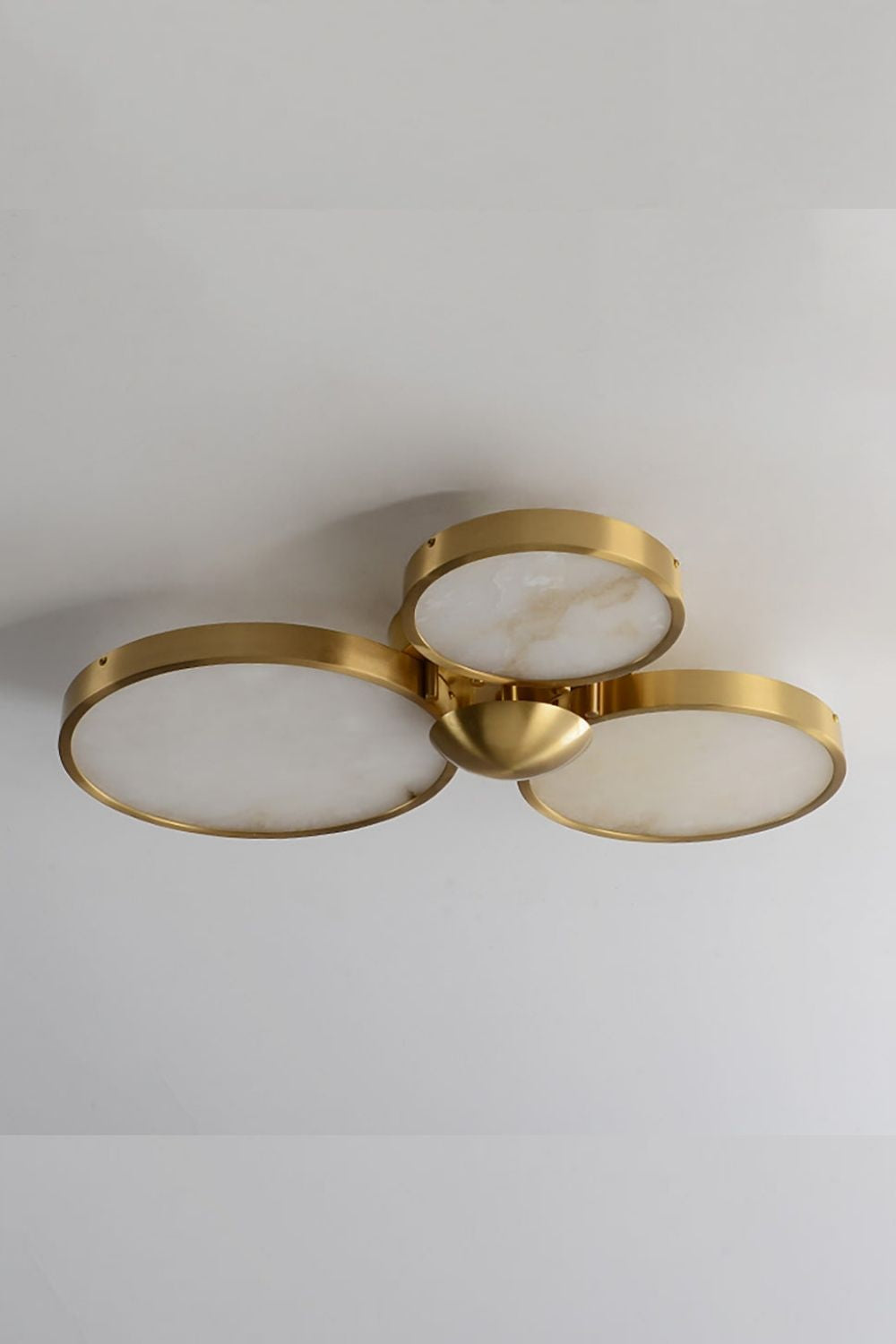 Alabaster Modern Disc Ceiling Light