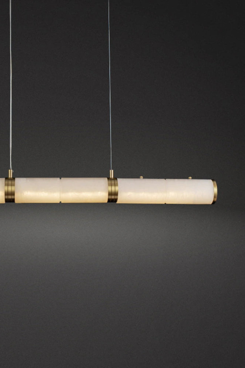 Alabaster Pillar Linear Chandelier - SamuLighting