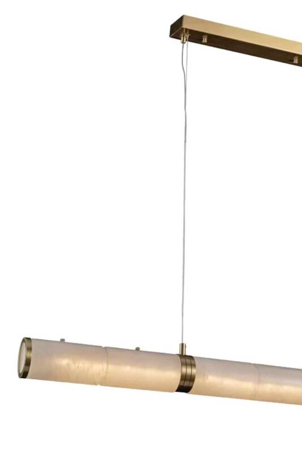 Alabaster Pillar Linear Chandelier - SamuLighting