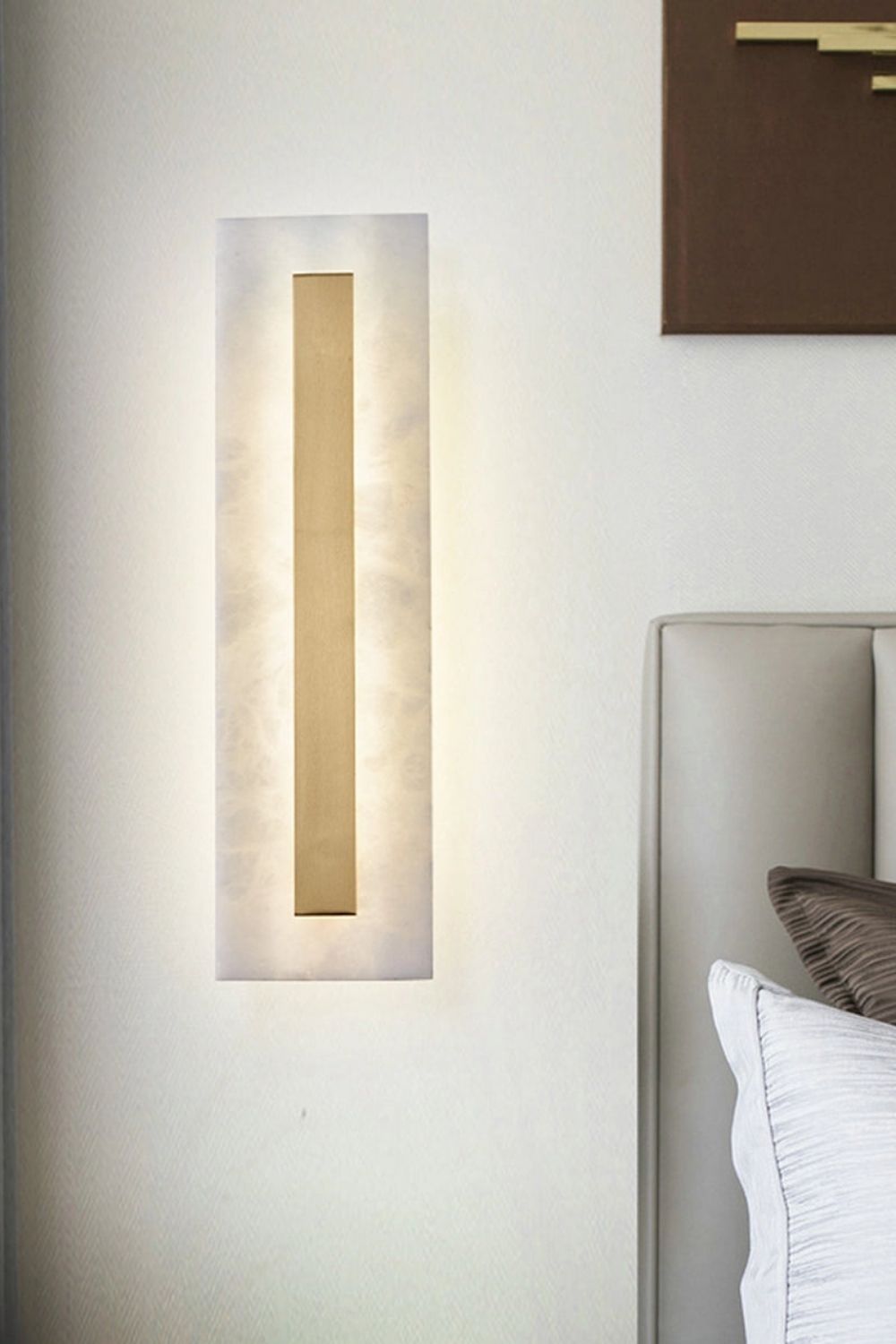 Alabaster Rounded Wall Lamp