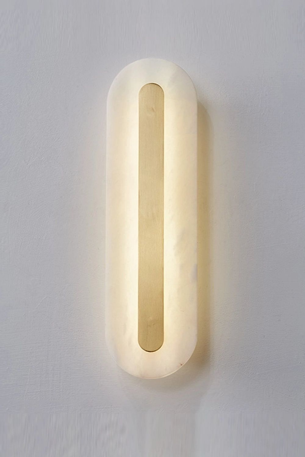 Alabaster Rounded Wall Lamp