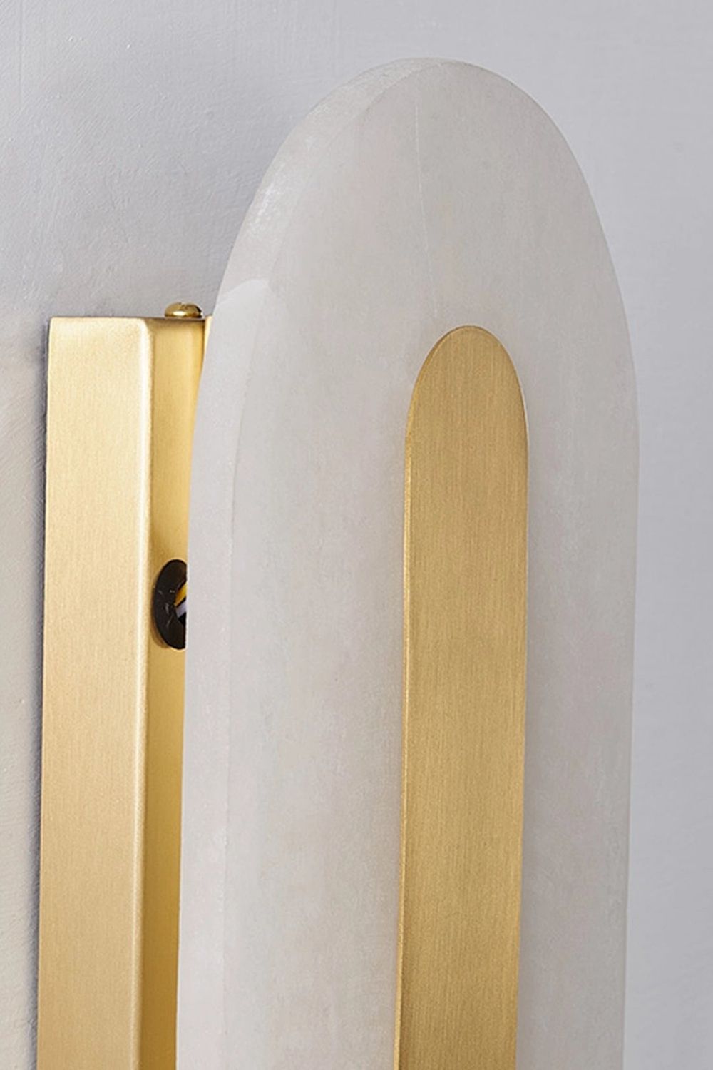 Alabaster Rounded Wall Lamp