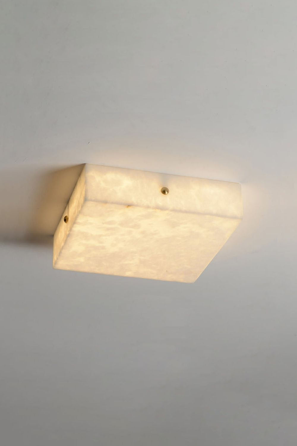 Alabaster Square Flushmount Ceiling Light