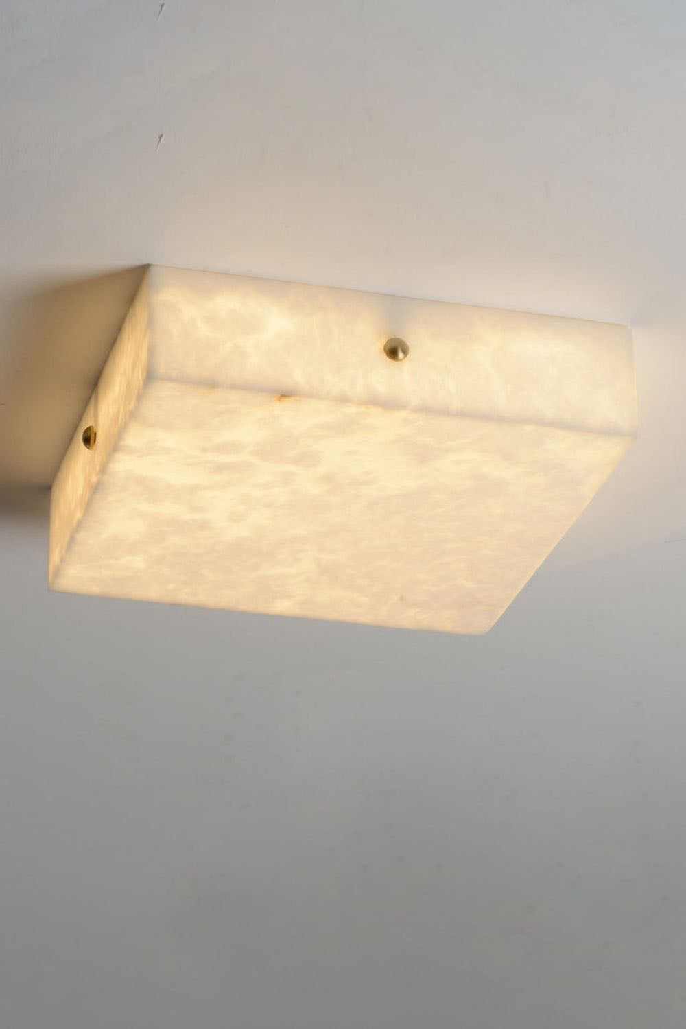 Alabaster Square Flushmount Ceiling Light