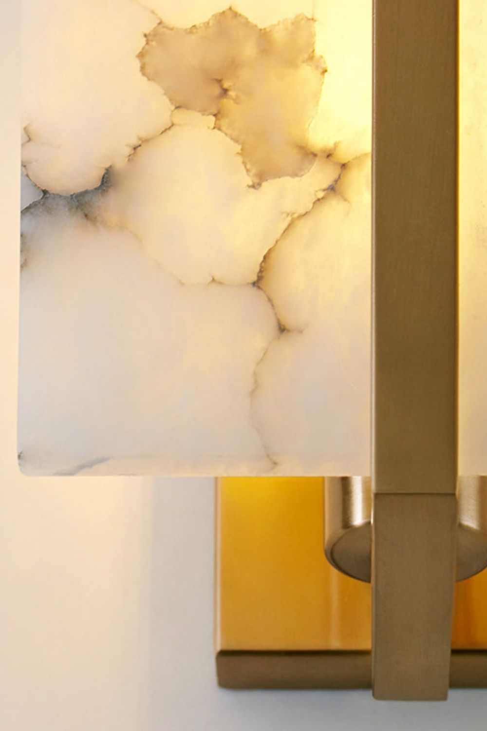 Alabaster Square Wall Sconce