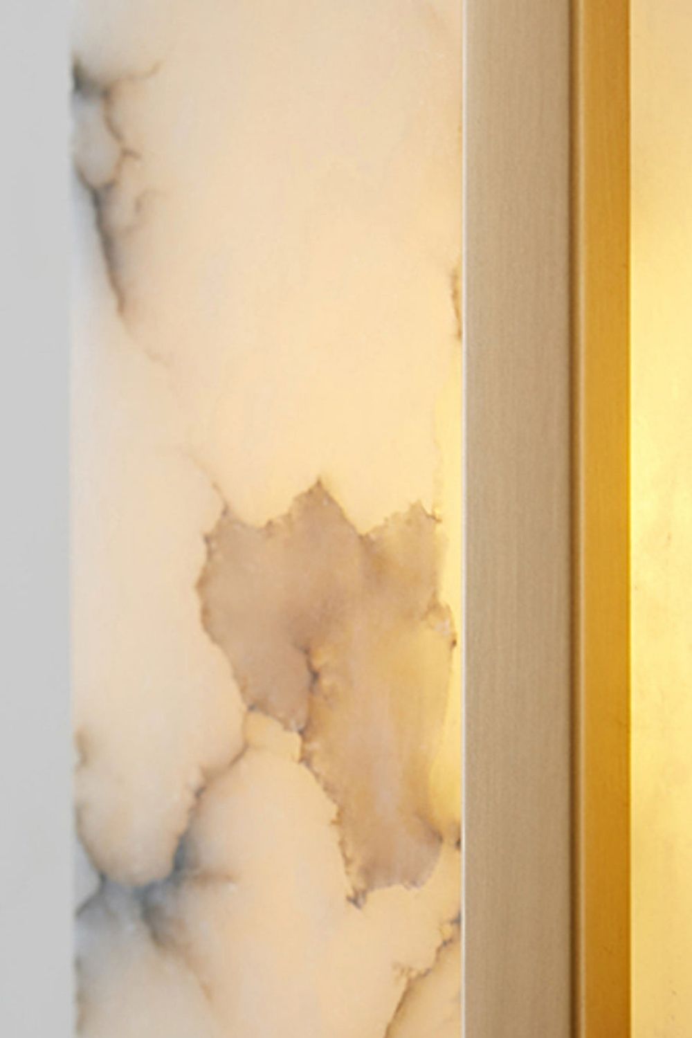 Alabaster Square Wall Sconce