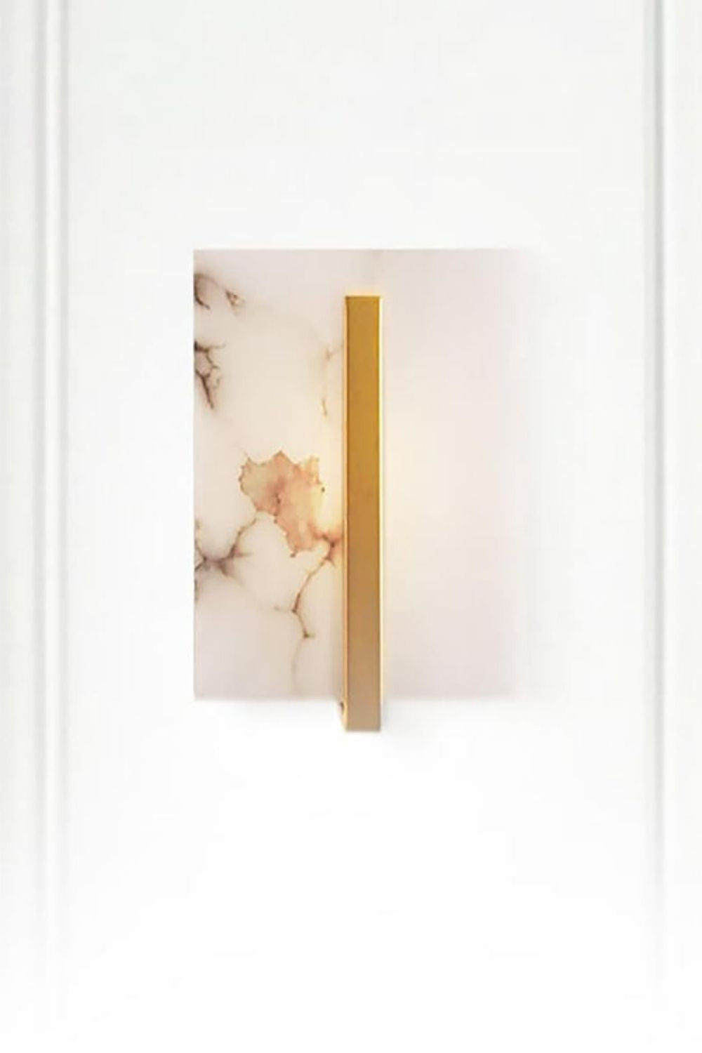 Alabaster Square Wall Sconce