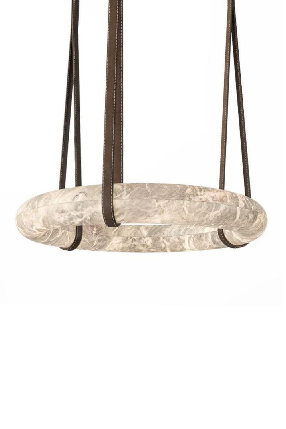 Alabaster round Pendant Light