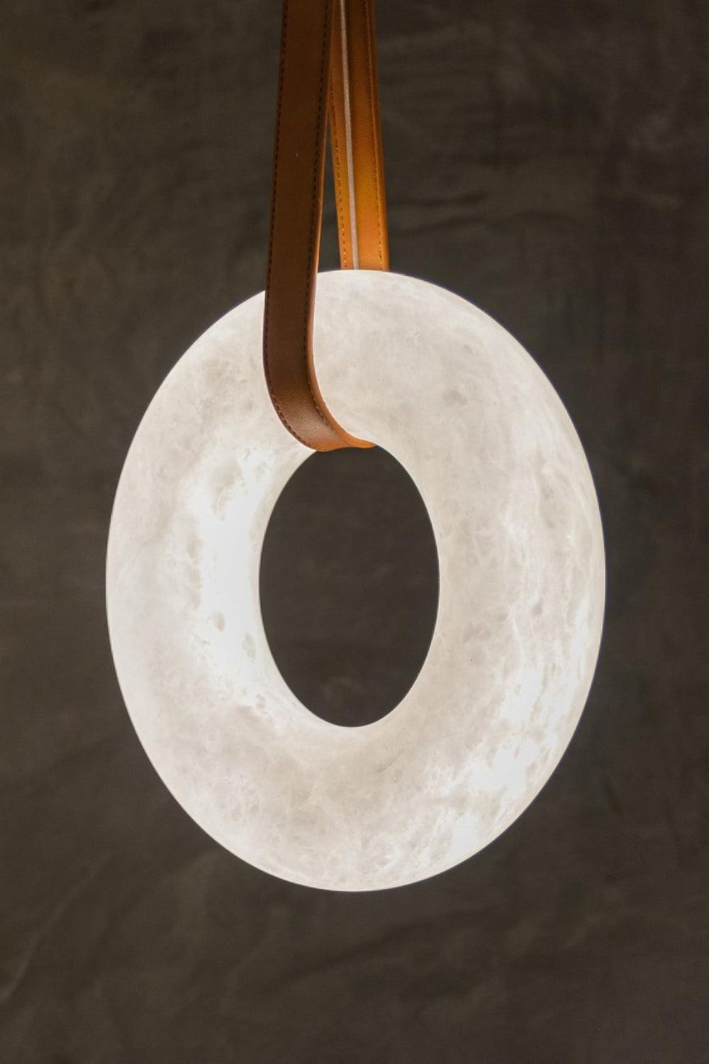 Alabaster round Pendant Light