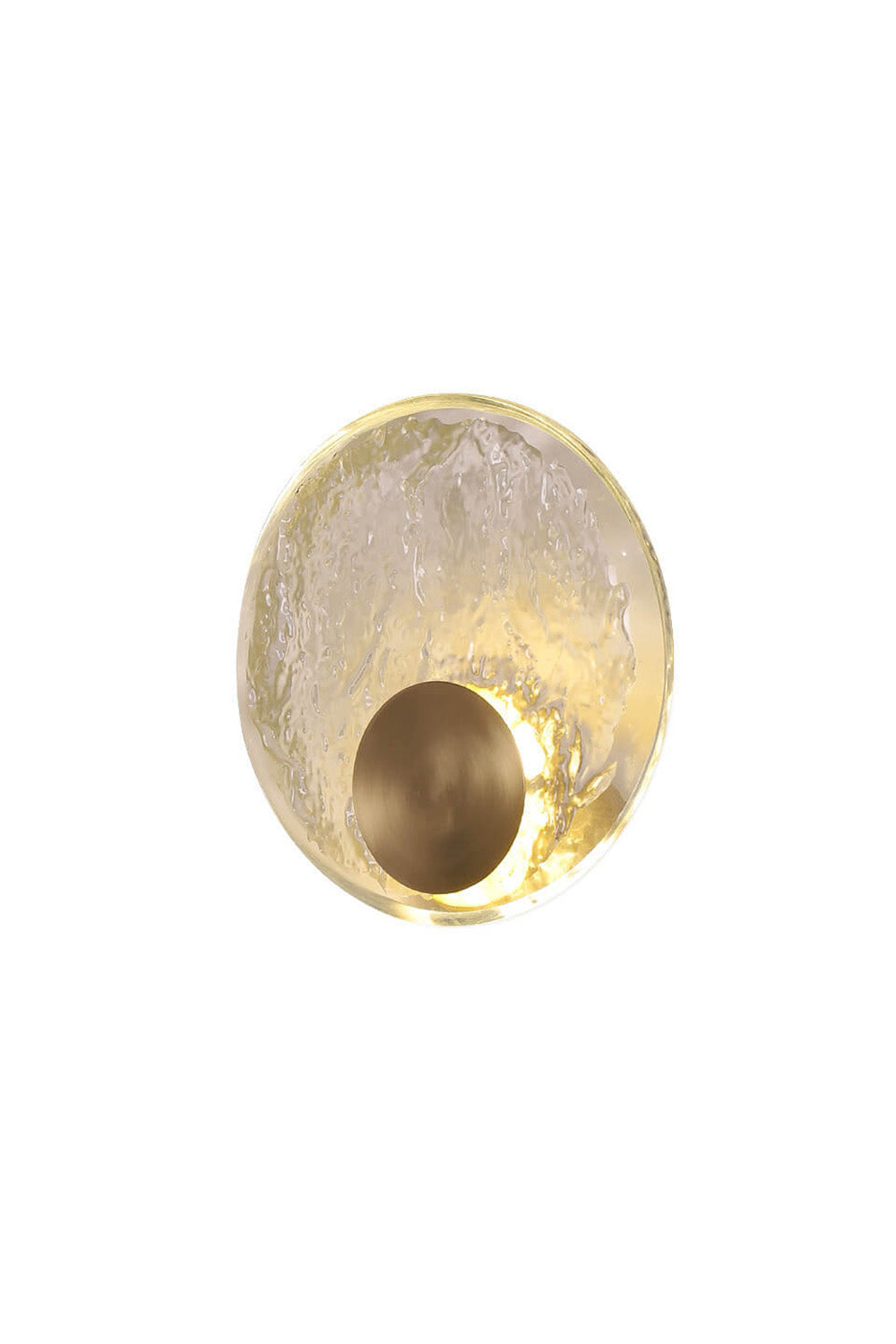 Round Alpes Glass Wall Sconce