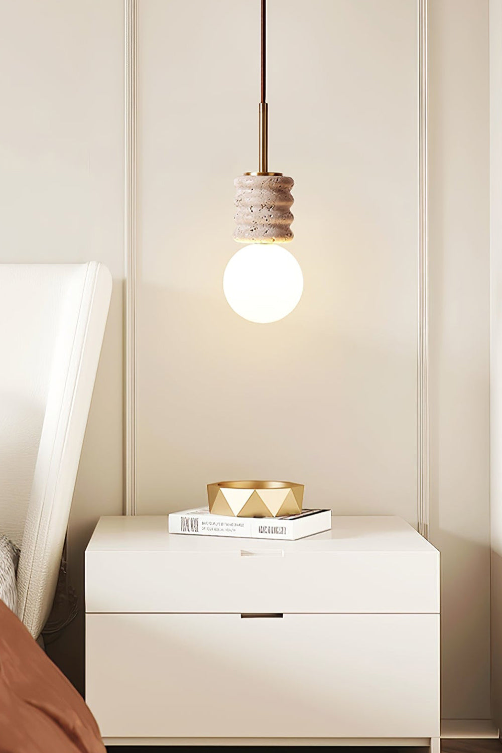 Alvia Travertine Pendant Lamp