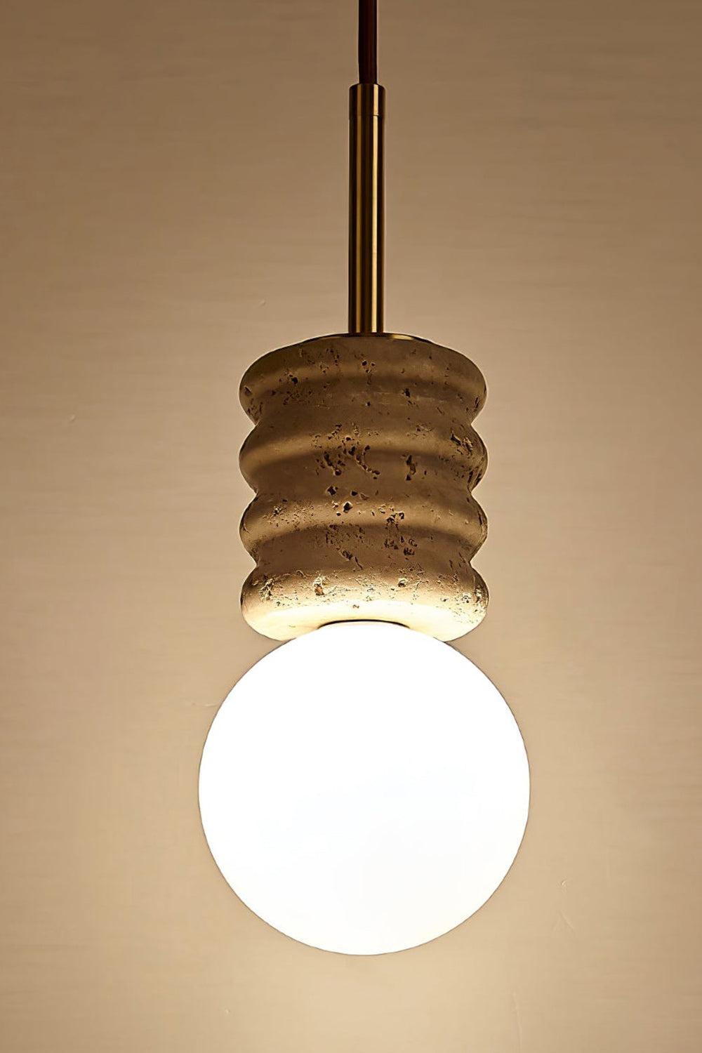 Alvia Travertine Pendant Lamp