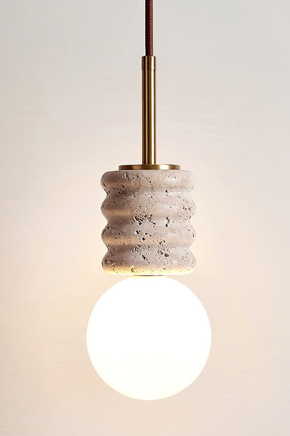 Alvia Travertine Pendant Lamp