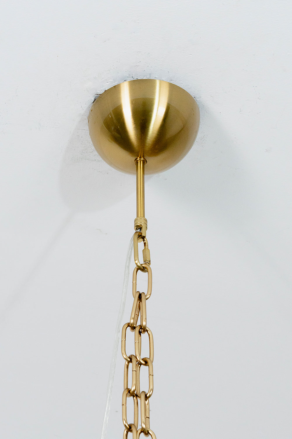 Amber Bubble Glass Chandelier