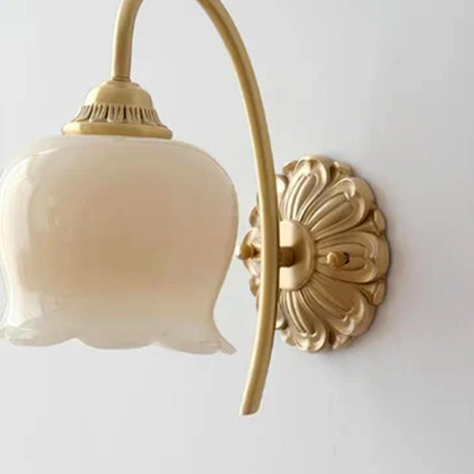 Embossed Antique Brass Backplate