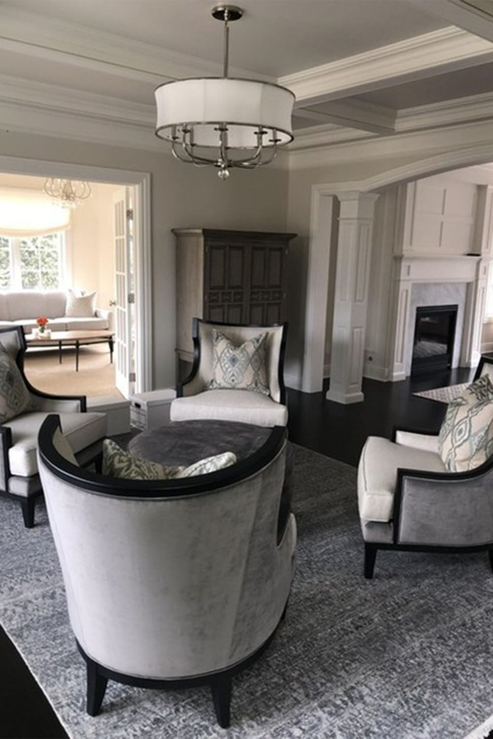 American Brass Simple Chandelier