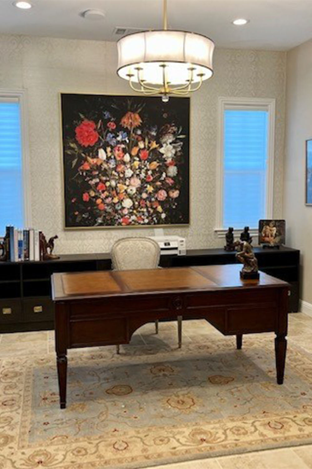 American Brass Simple Chandelier
