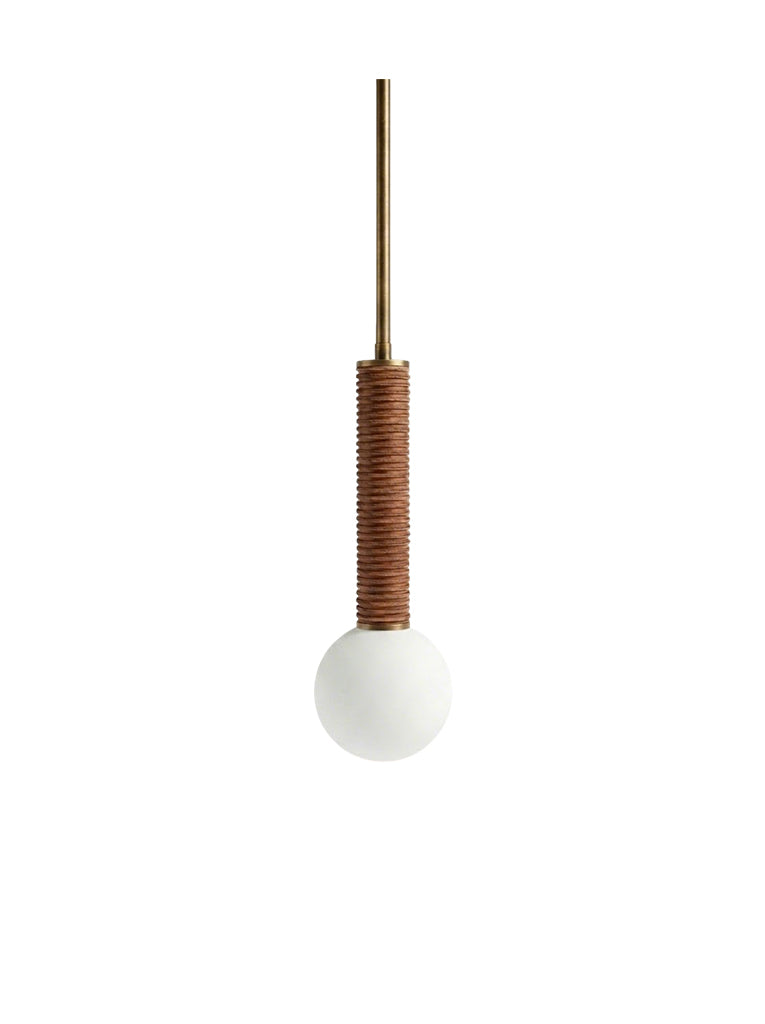American leather Pendant Light