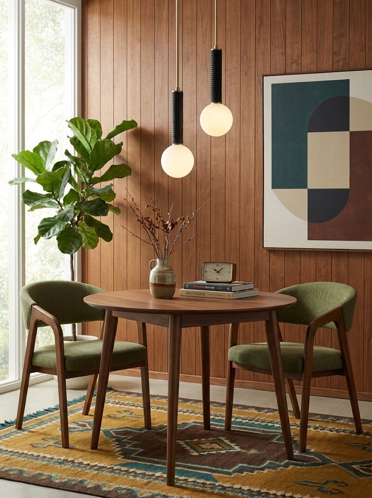 American leather Pendant Light