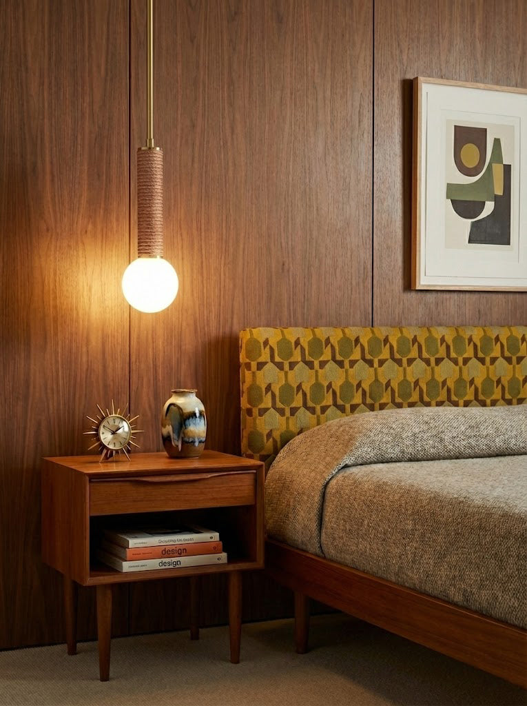 American leather Pendant Light