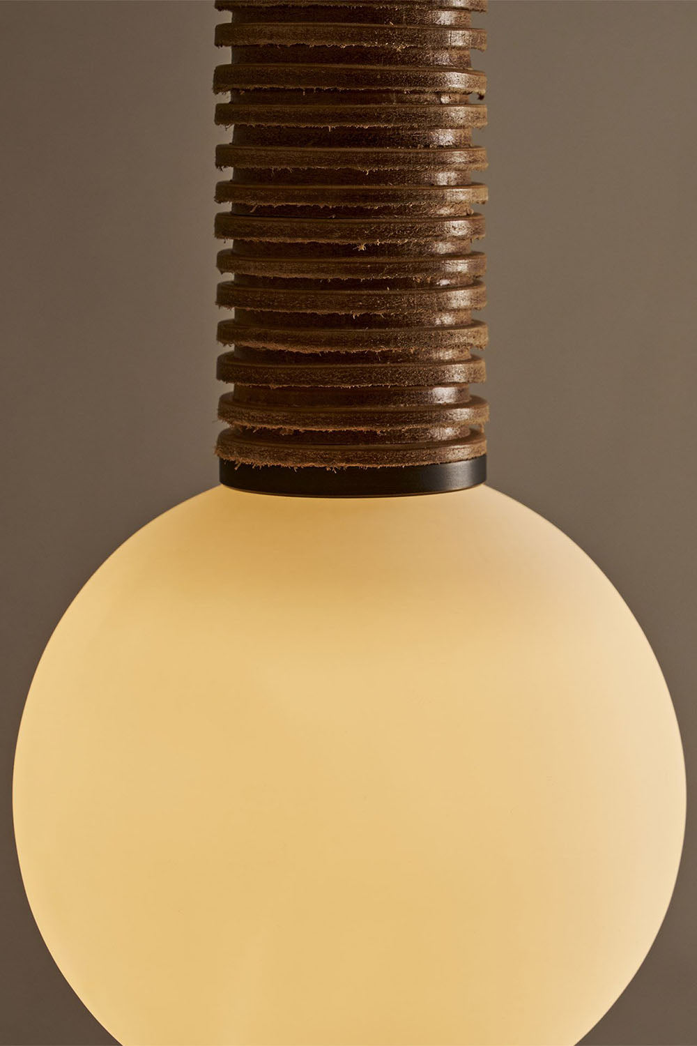 American leather Pendant Light