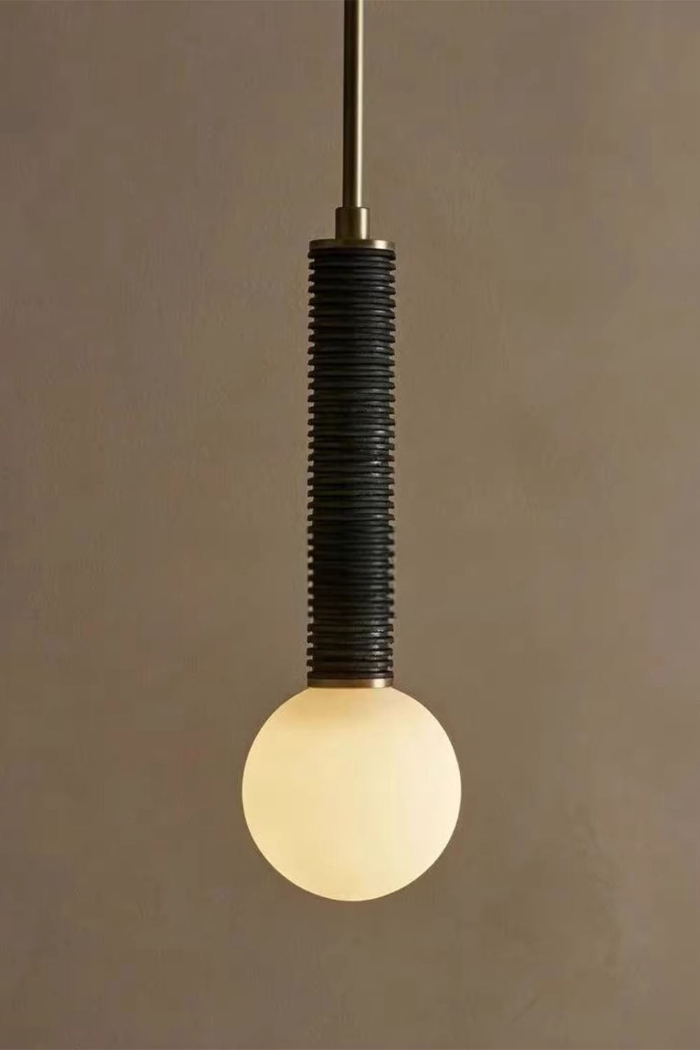 American leather Pendant Light