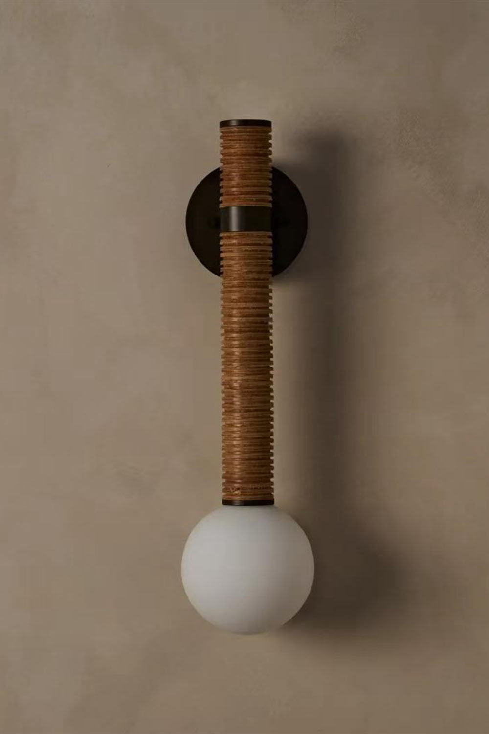 American Leather Wall Lamp