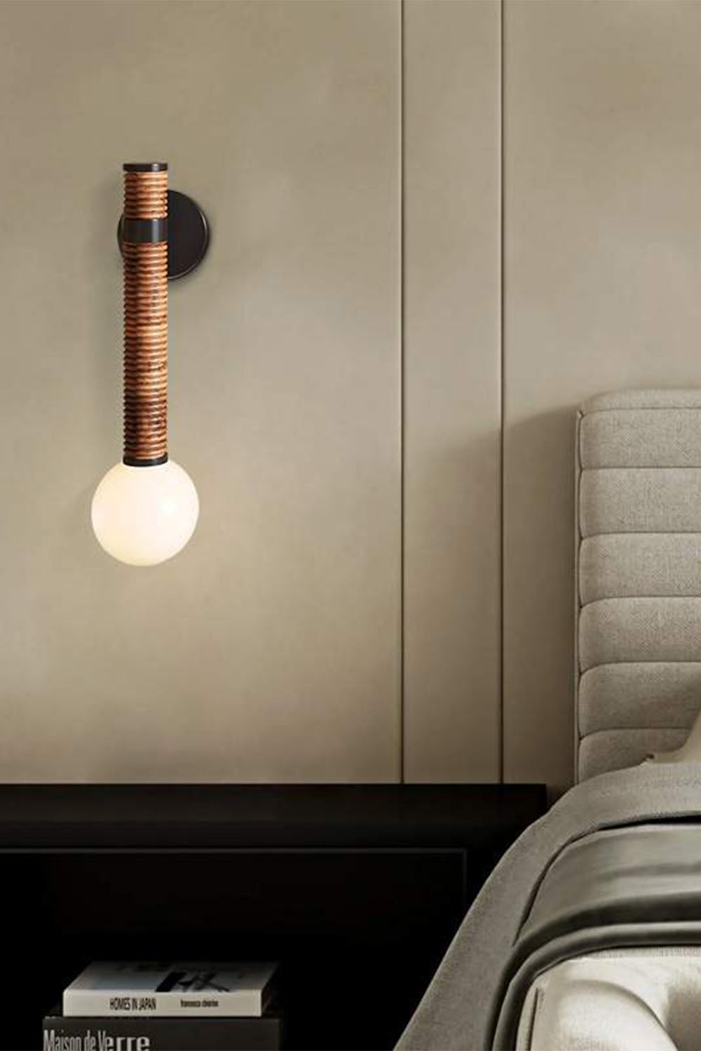 American Leather Wall Lamp