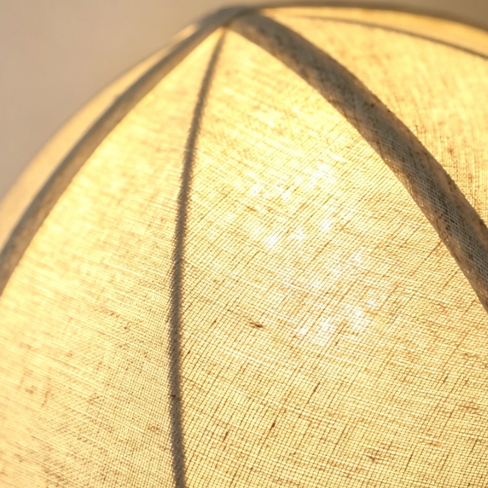 Paneled Domed Fabric Shade