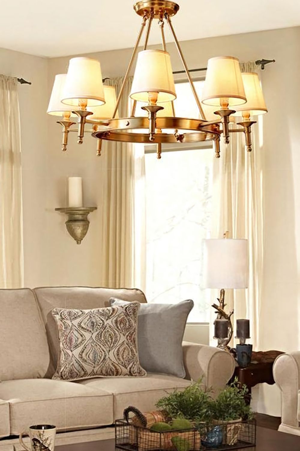 Antique Brass Chandelier - SamuLighting