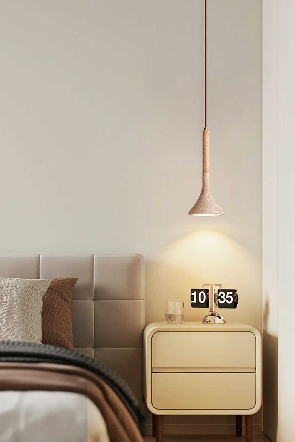 Aplomb Travertine Pendant Lamp