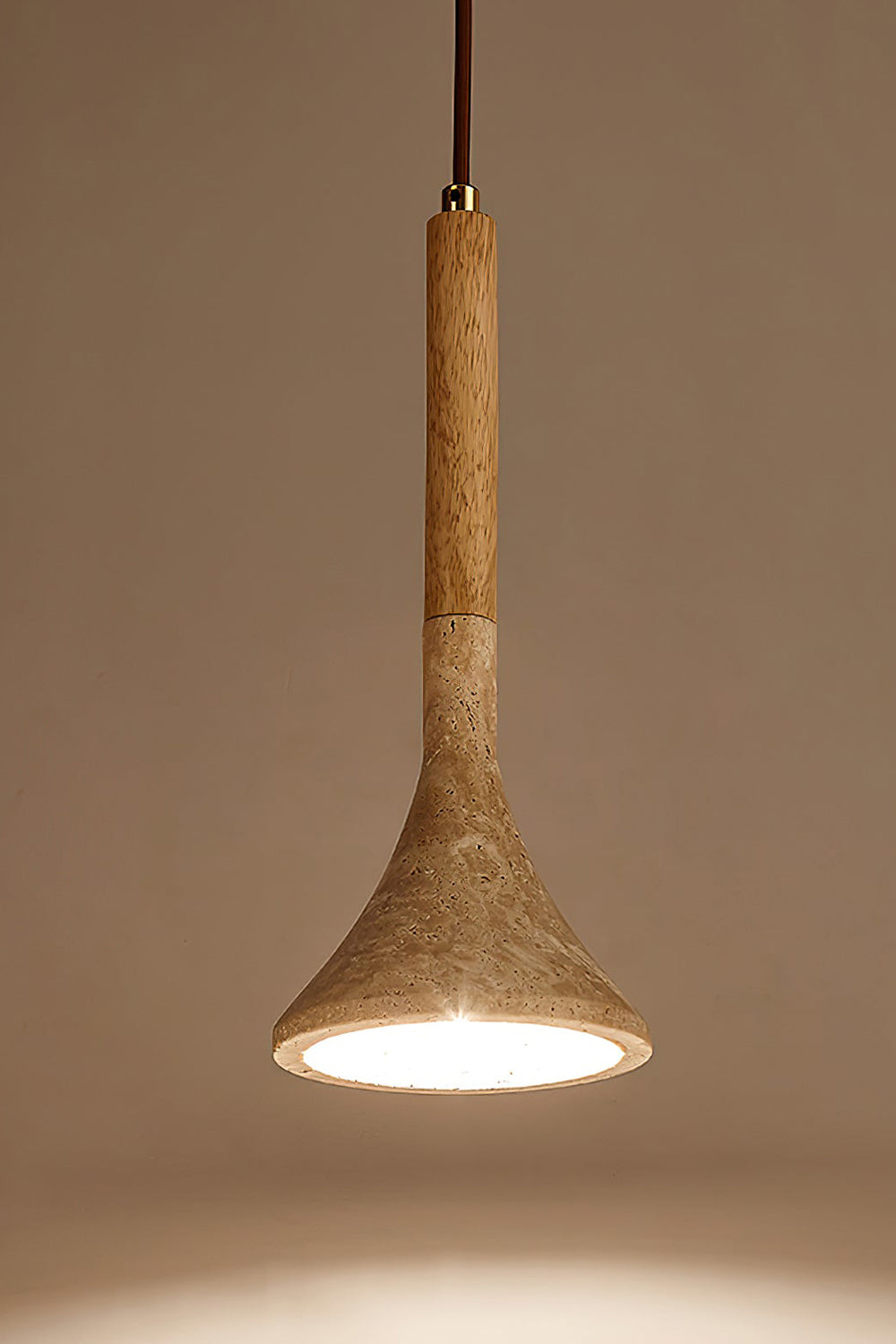 Aplomb Travertine Pendant Lamp