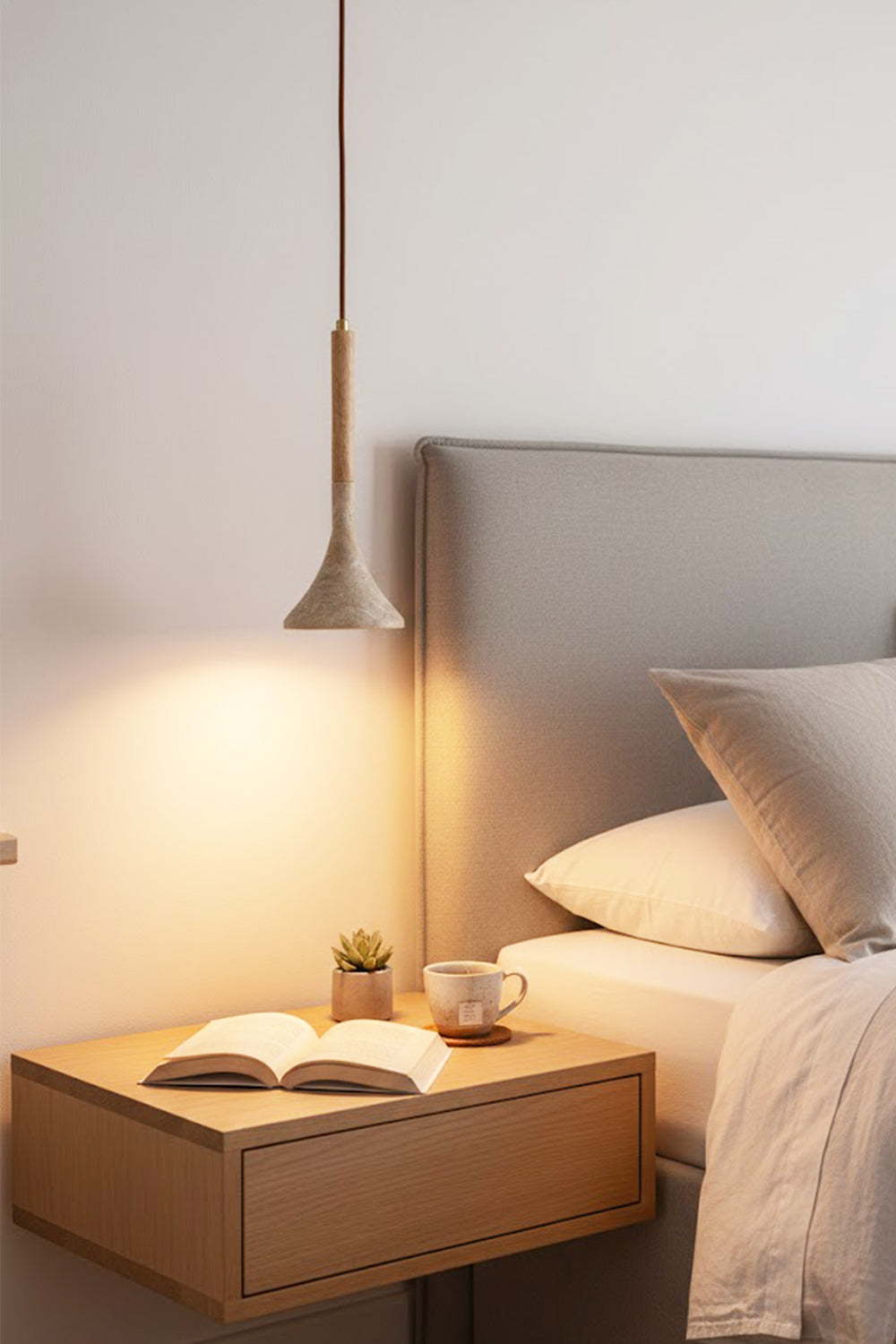 Aplomb Travertine Pendant Lamp