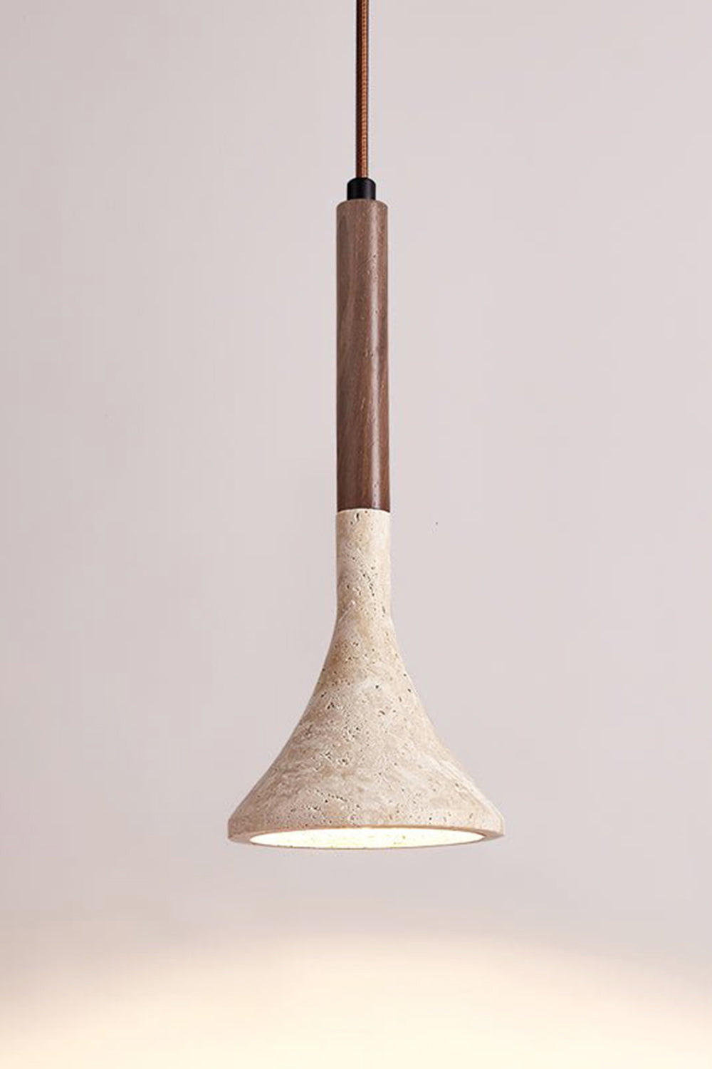 Aplomb Travertine Pendant Lamp