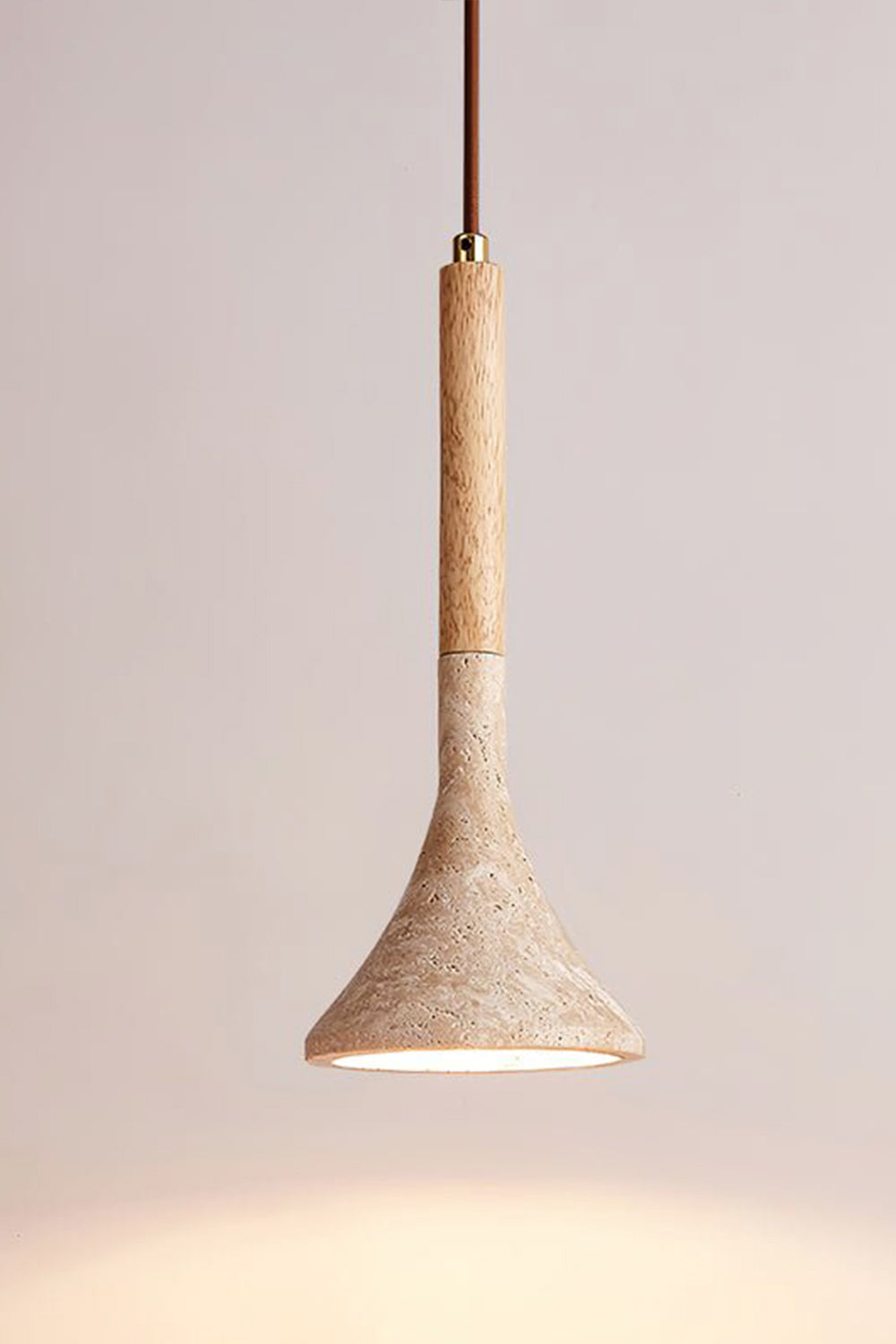 Aplomb Travertine Pendant Lamp