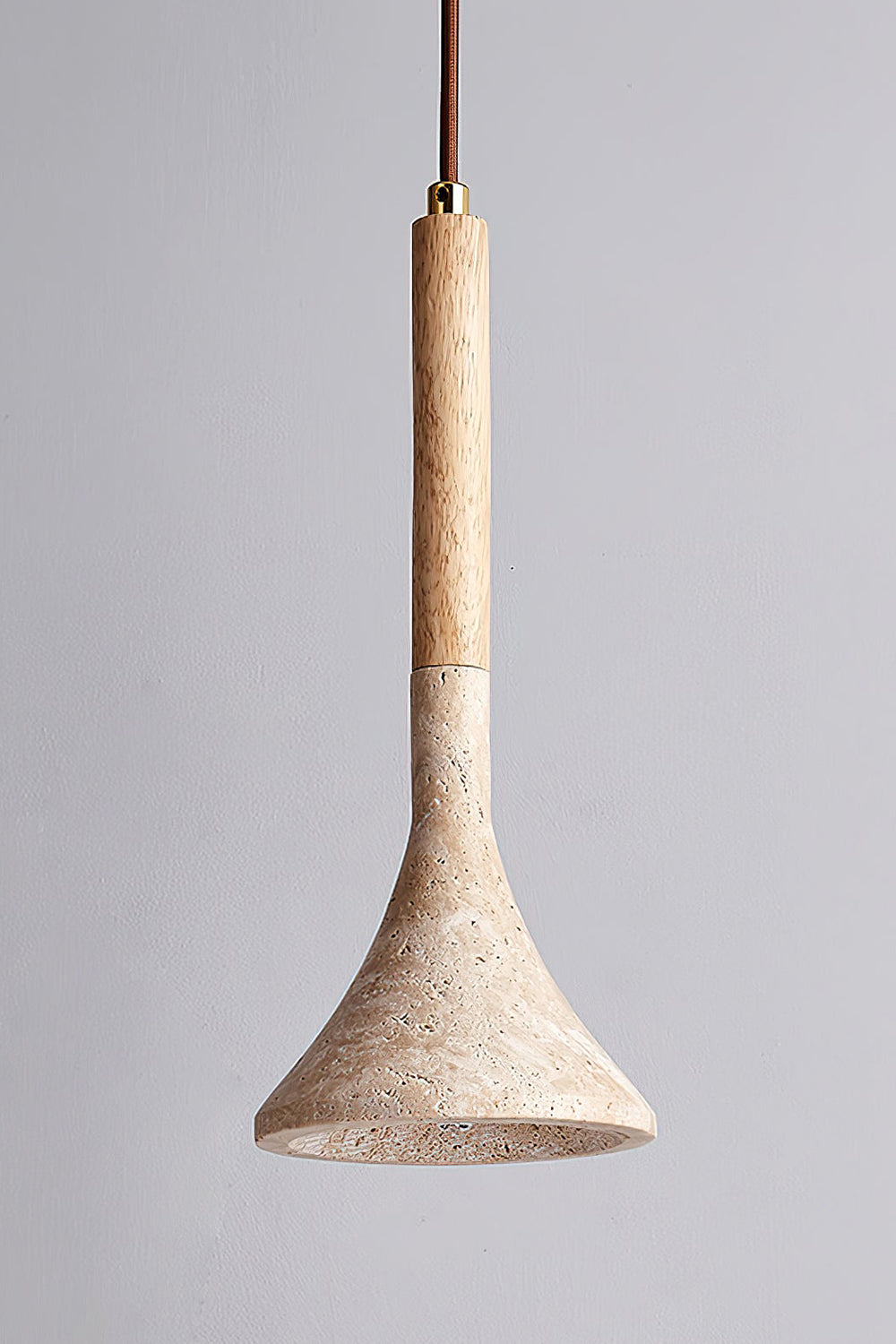 Aplomb Travertine Pendant Lamp