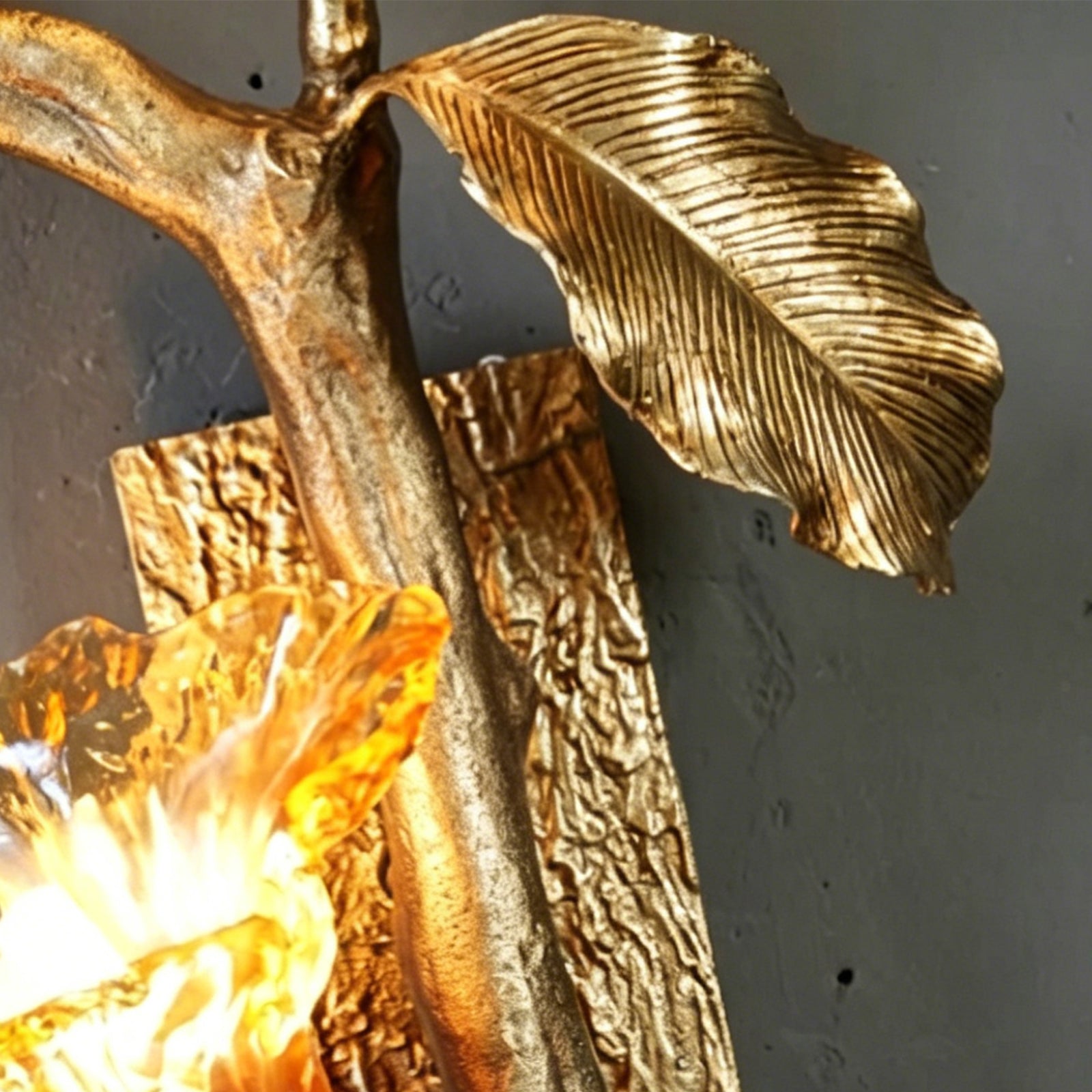  Hand-Cast Arboreal Brass Form