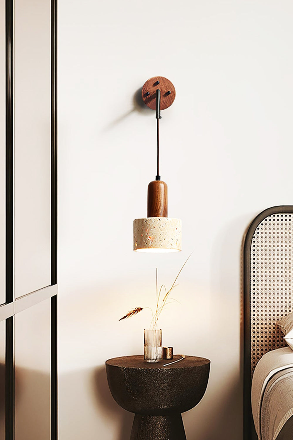 Arched Travertine Wall Light